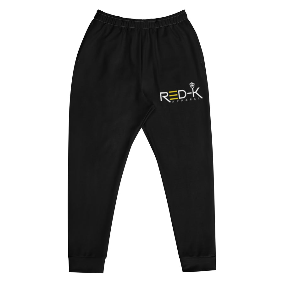 Imagine Gold Life is Golden Black Joggers