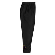 Imagine Gold Life is Golden Black Joggers