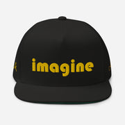 Imagine Gold Snapback Black