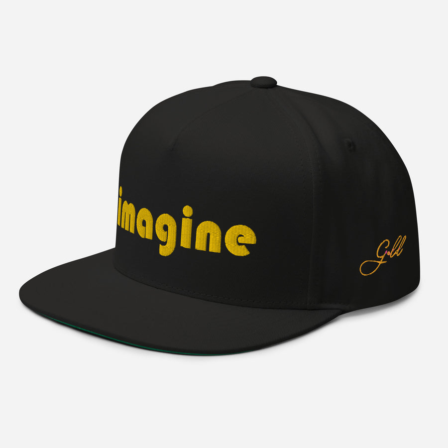 Imagine Gold Snapback Black