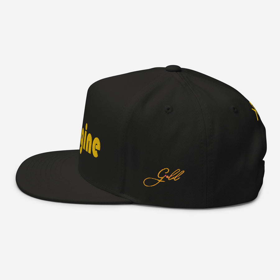 Imagine Gold Snapback Black