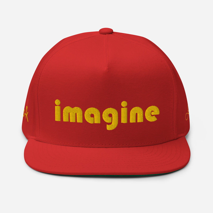 Imagine Gold Snapback Red