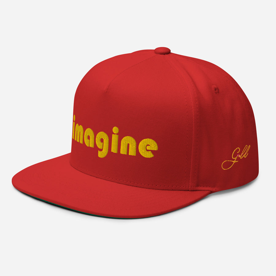 Imagine Gold Snapback Red