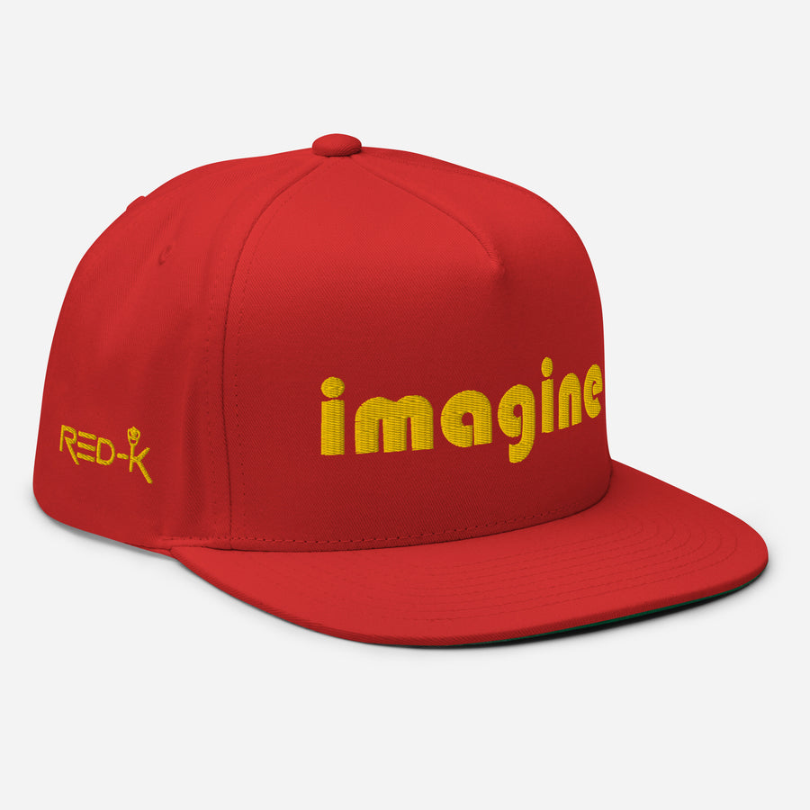 Imagine Gold Snapback Red