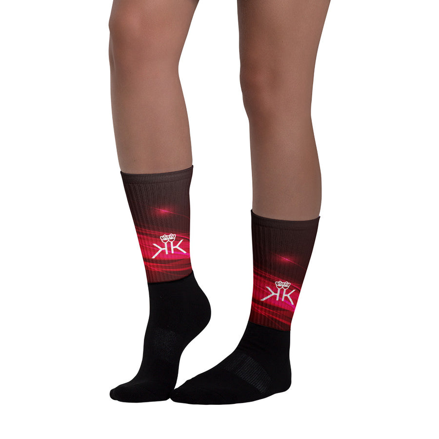 Red-K Waves Socks - Royal K Unisex