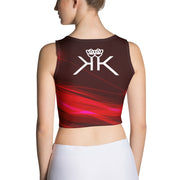 Red-K Waves Crop Top - Red