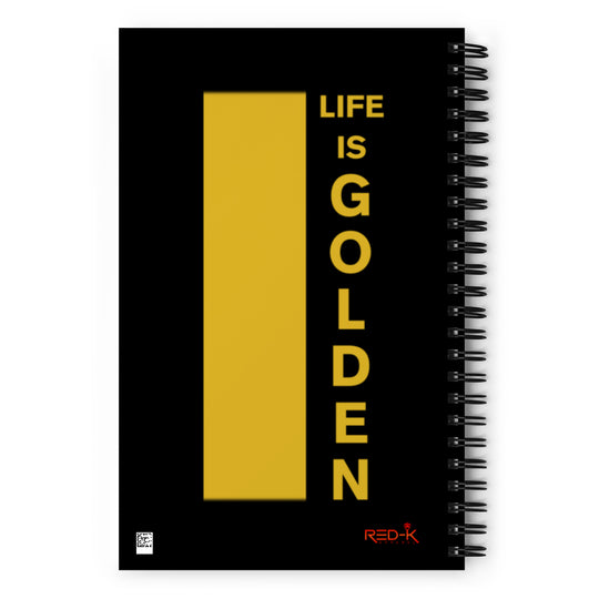 Imagine Life is Golden Spiral notebook