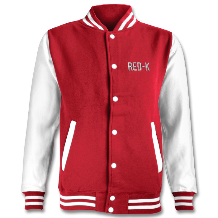 Black And Red Letterman Jacket