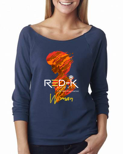 Red-K Apparel: Woman ¾ Sleeve Raglan